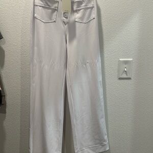 HALARA White Straight Leg Pants